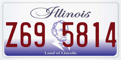 IL license plate Z695814