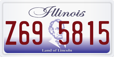 IL license plate Z695815