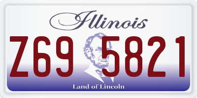 IL license plate Z695821