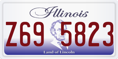 IL license plate Z695823