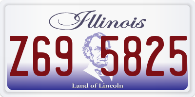 IL license plate Z695825