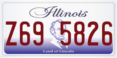 IL license plate Z695826