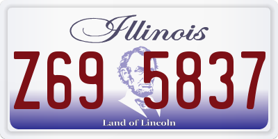 IL license plate Z695837