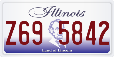 IL license plate Z695842