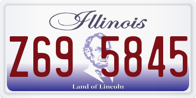 IL license plate Z695845