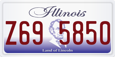 IL license plate Z695850