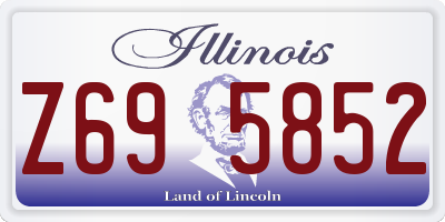 IL license plate Z695852