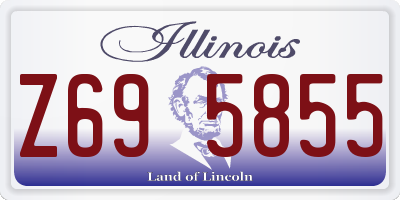 IL license plate Z695855
