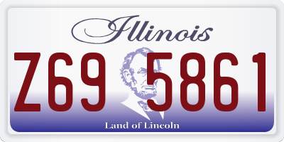 IL license plate Z695861