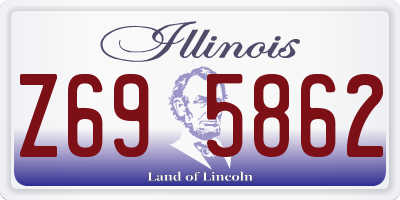 IL license plate Z695862