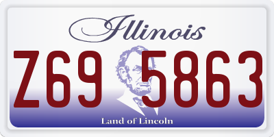 IL license plate Z695863