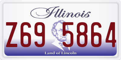 IL license plate Z695864