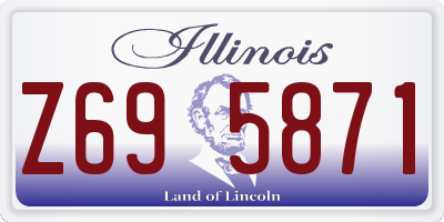 IL license plate Z695871