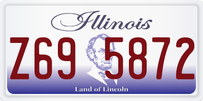 IL license plate Z695872