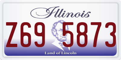 IL license plate Z695873
