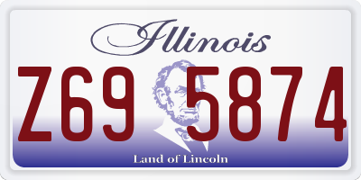 IL license plate Z695874