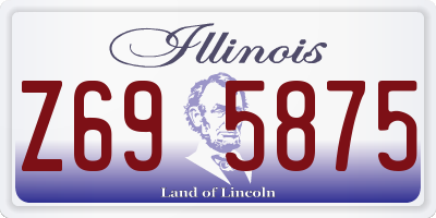 IL license plate Z695875