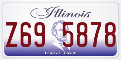 IL license plate Z695878