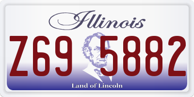 IL license plate Z695882