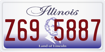 IL license plate Z695887