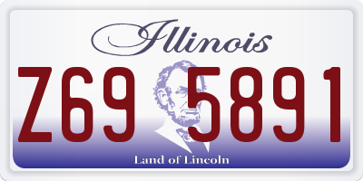 IL license plate Z695891
