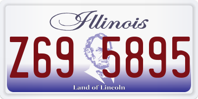 IL license plate Z695895