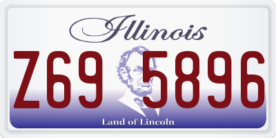 IL license plate Z695896