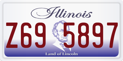 IL license plate Z695897
