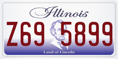IL license plate Z695899