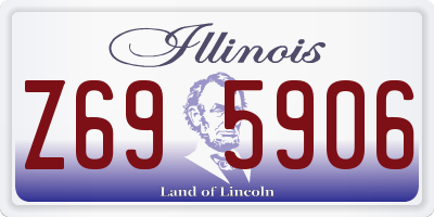 IL license plate Z695906