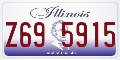 IL license plate Z695915