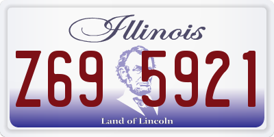 IL license plate Z695921
