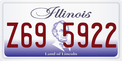 IL license plate Z695922