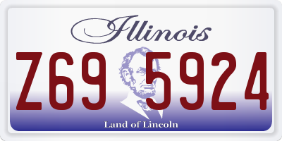 IL license plate Z695924