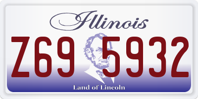 IL license plate Z695932