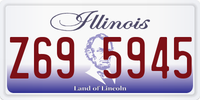 IL license plate Z695945