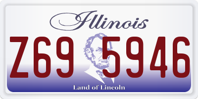 IL license plate Z695946