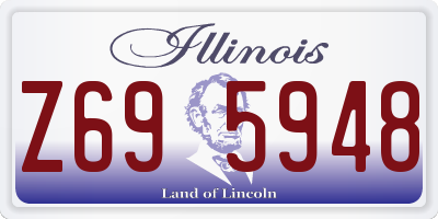 IL license plate Z695948