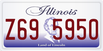 IL license plate Z695950