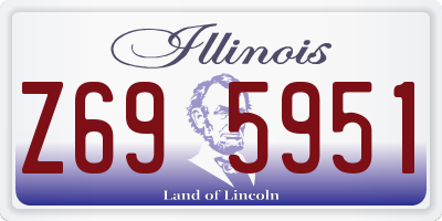 IL license plate Z695951