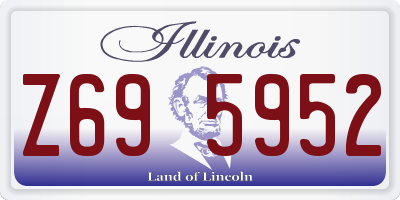 IL license plate Z695952
