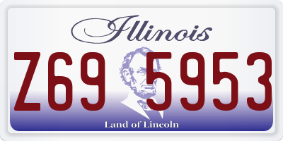 IL license plate Z695953