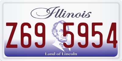 IL license plate Z695954