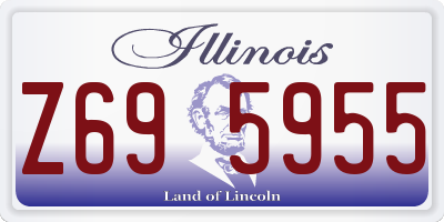 IL license plate Z695955