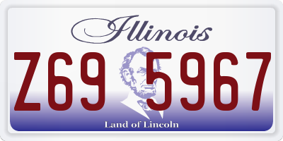 IL license plate Z695967