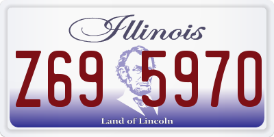 IL license plate Z695970