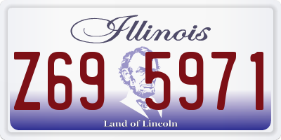 IL license plate Z695971