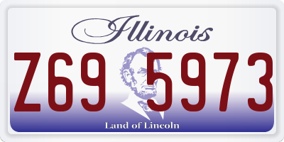 IL license plate Z695973