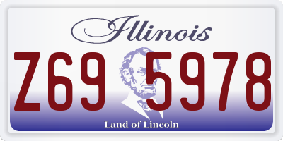 IL license plate Z695978