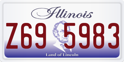 IL license plate Z695983
